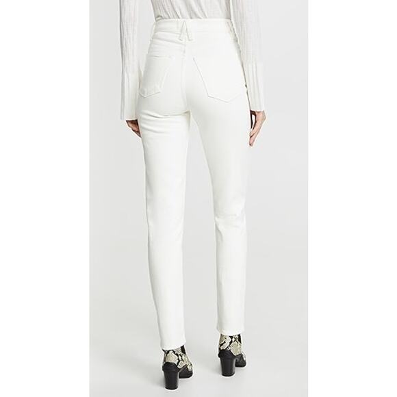 SLVRLAKE Beatnik Slim Fit High Rise Jeans White Wash Women's Size 27 - Picture 5 of 16